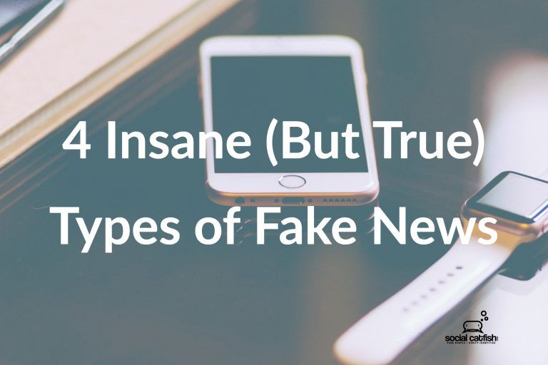 4 Insane (But True) Types of Fake News