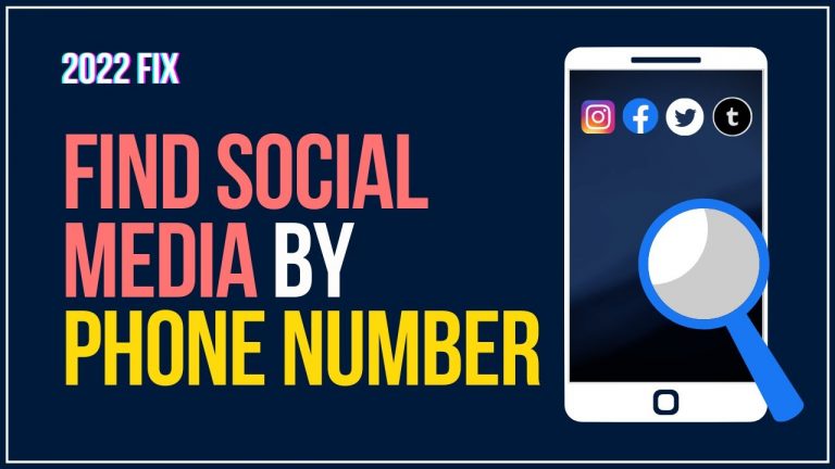 How To Find Social Media By Phone Number