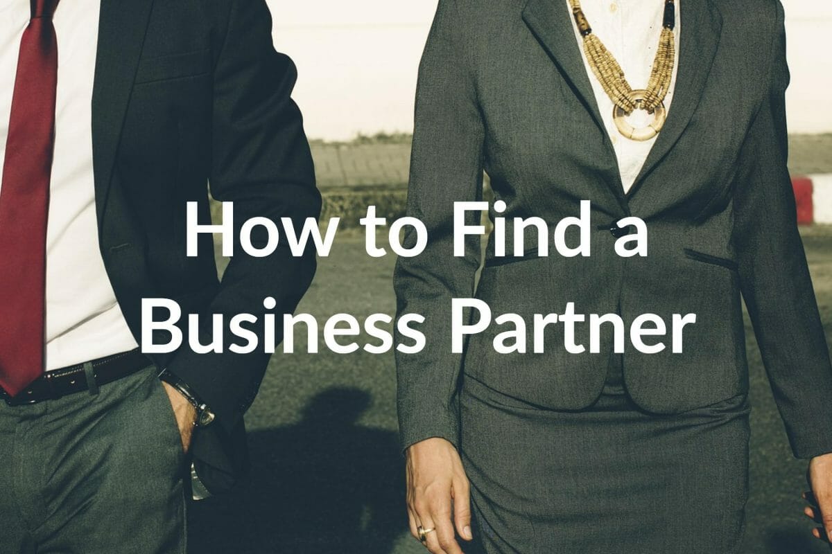 How to Find a Business Partner