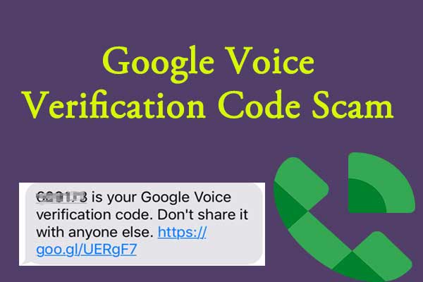 Google Voice Verification Code Scam 