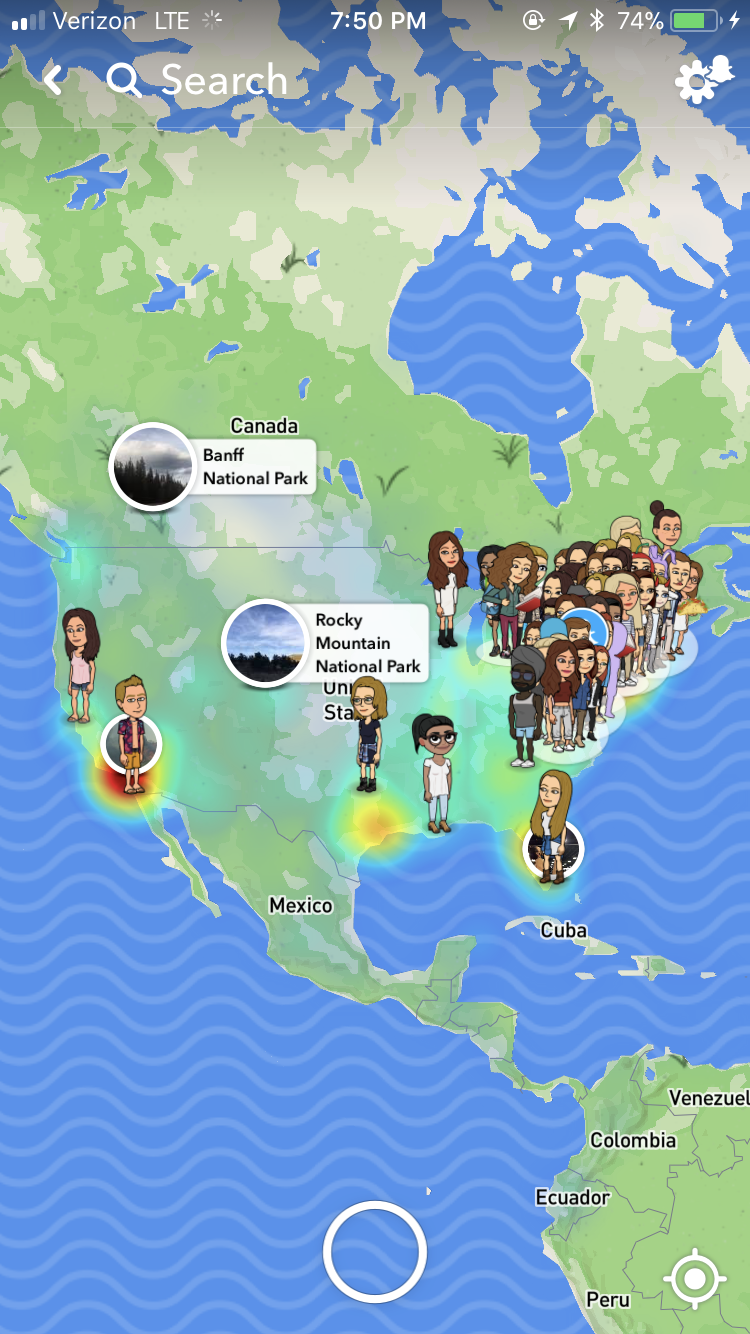 Using Snap Map for Location-Based Connections