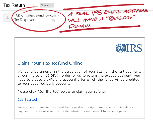 10 Things You Should Do if You Encounter The IRS Tax Return Email Scam